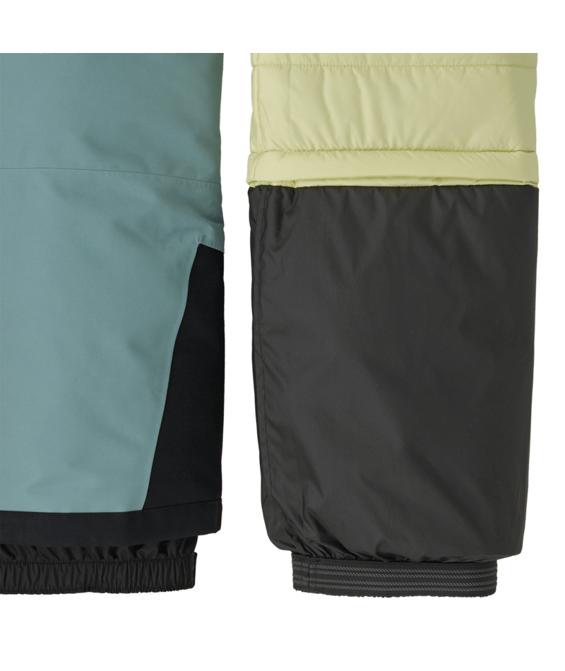 Kids' Powder Town Bibs in Blue Sage | Photo 4 | Patagonia