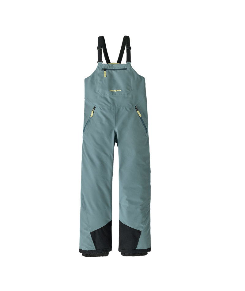 Kids' Powder Town Bibs in Blue Sage | Photo 1 | Patagonia