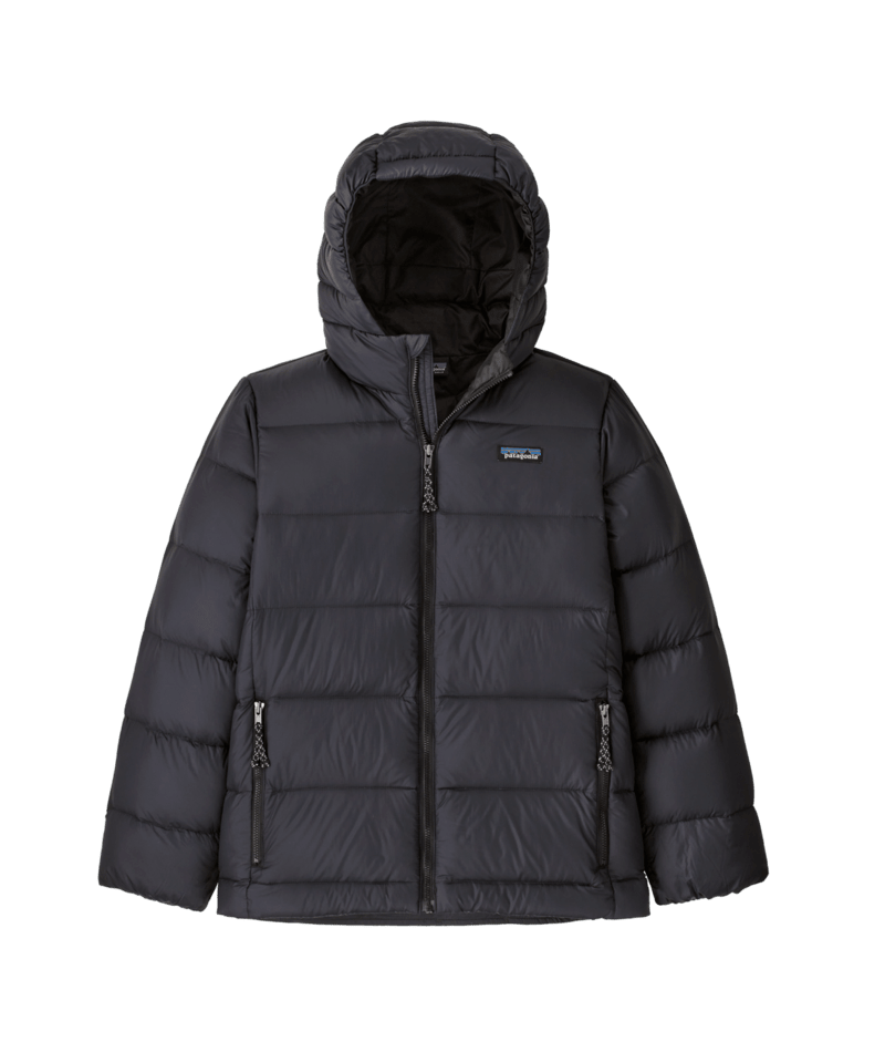 Kids' Hi-Loft Down Sweater Hoody in Black | Photo 1 | Patagonia