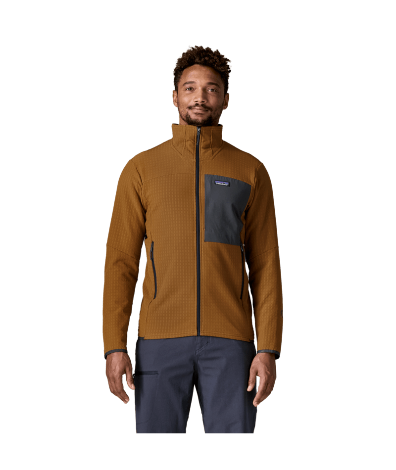 Men's R2 TechFace Jacket in Deer Brown | Photo 2 | Patagonia