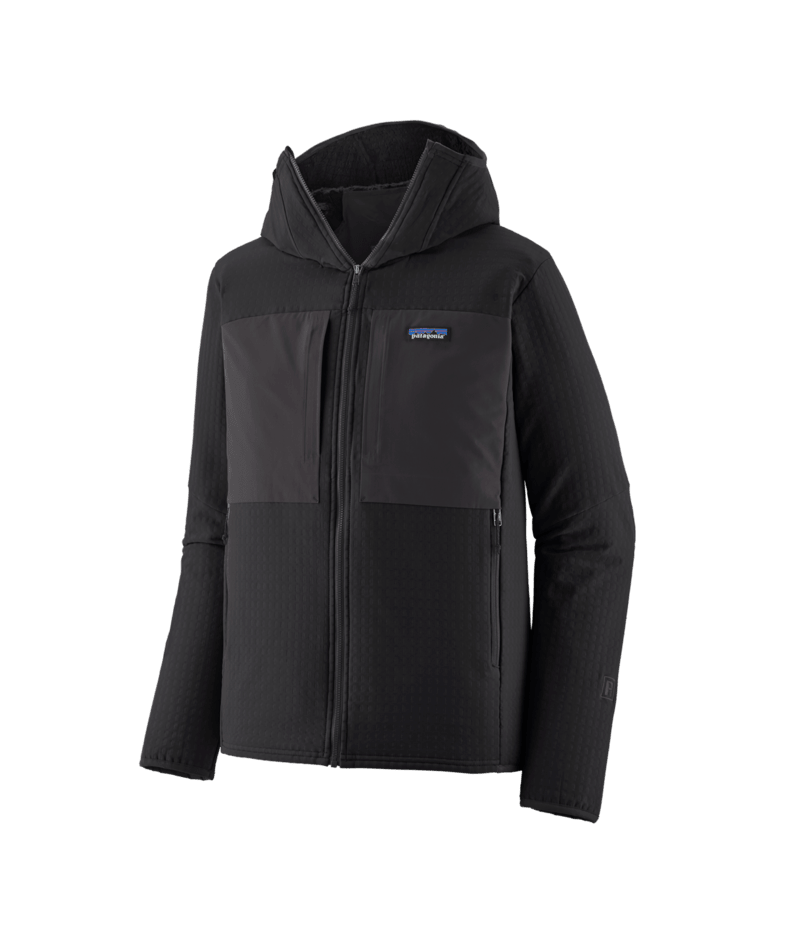 Men's R2 TechFace Hoody in Black | Photo 1 | Patagonia