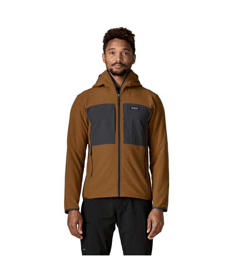 Men's R2 TechFace Hoody in Deer Brown | Photo 2 | Patagonia