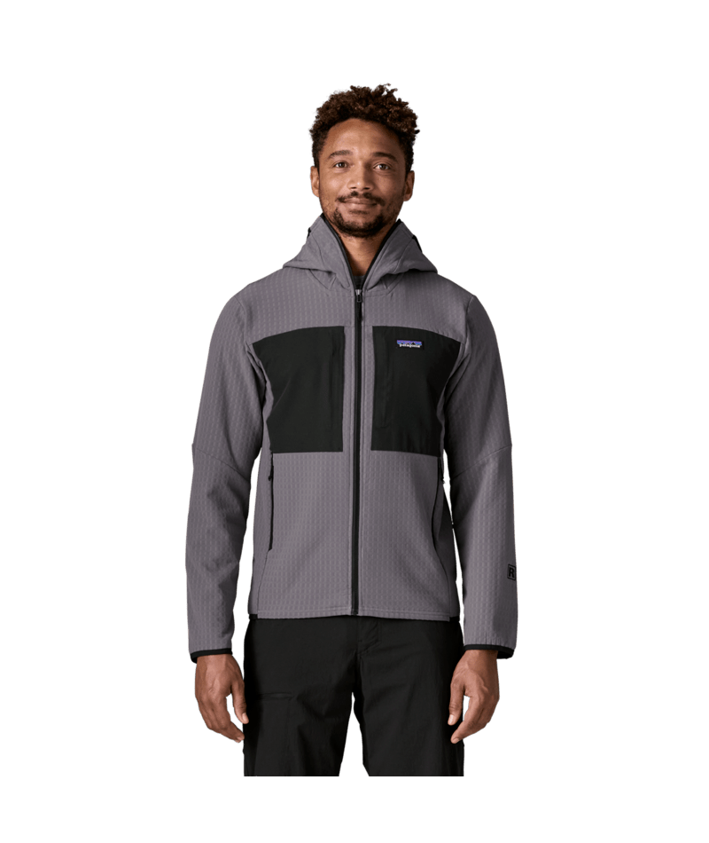 Men's R2 TechFace Hoody in May Grey | Photo 2 | Patagonia