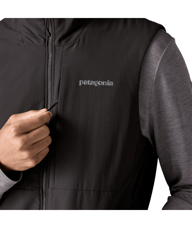Men's Nano-Air Light Vest in Ink Black | Photo 2 | Patagonia