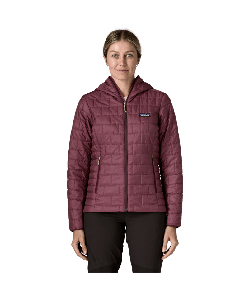 Women's Nano Puff Hoody in Berry Fig | Photo 2 | Patagonia