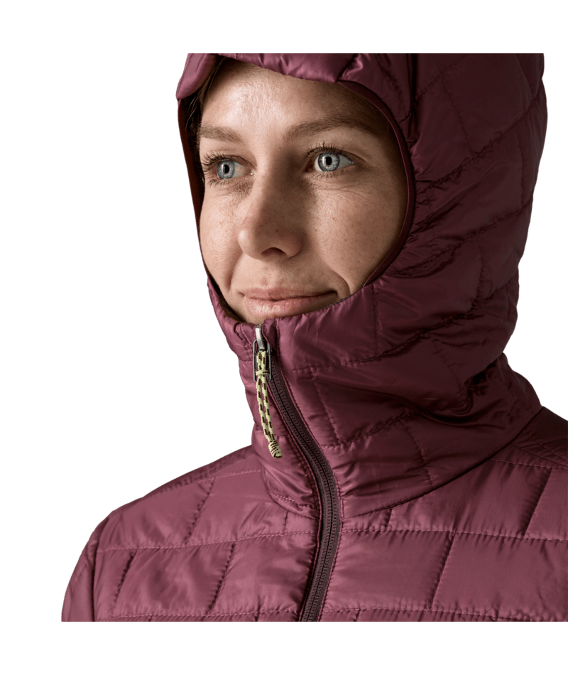 Women's Nano Puff Hoody in Berry Fig | Photo 5 | Patagonia