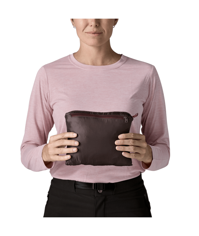 Women's Nano Puff Hoody in Berry Fig | Photo 9 | Patagonia