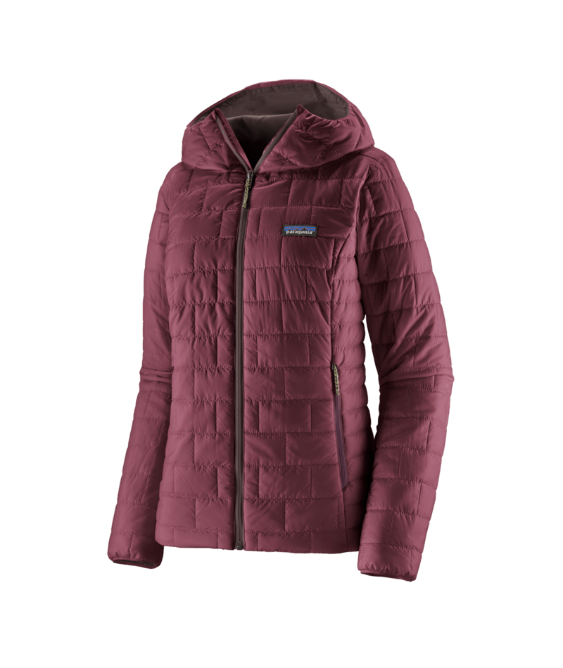 Women's Nano Puff Hoody in Berry Fig | Photo 1 | Patagonia