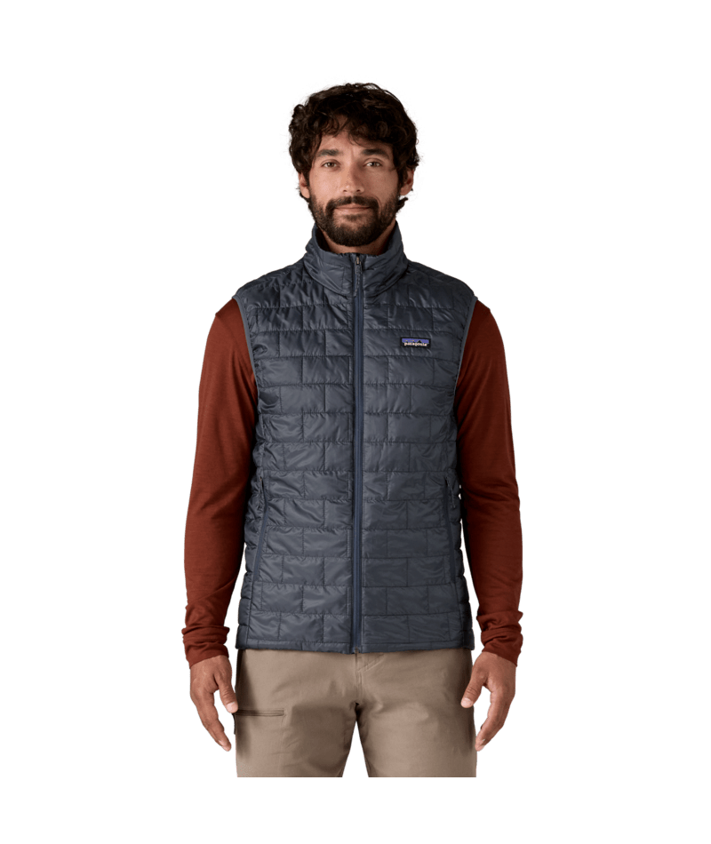 Men's Nano Puff Vest in Smolder Blue | Photo 2 | Patagonia