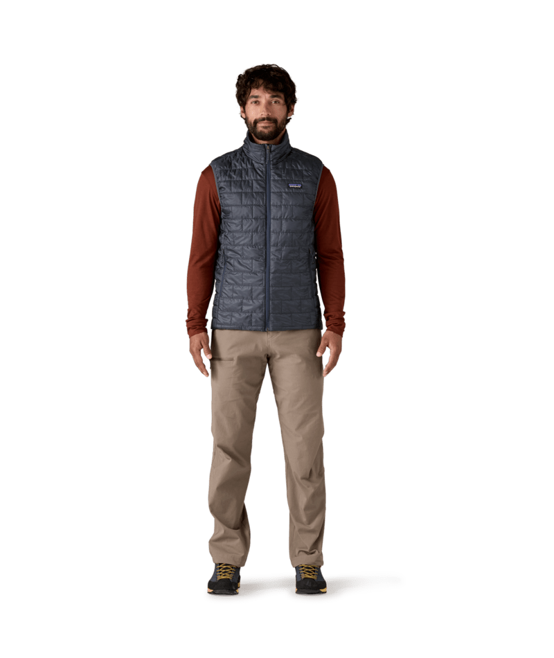 Men's Nano Puff Vest in Smolder Blue | Photo 4 | Patagonia