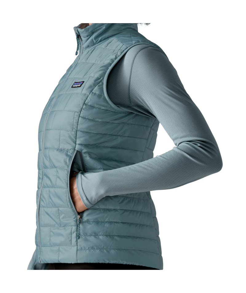 Women's Nano Puff Vest in Blue Sage | Photo 8 | Patagonia