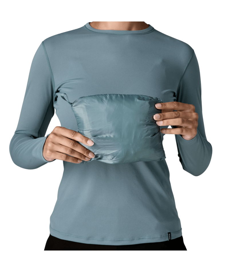 Women's Nano Puff Vest in Blue Sage | Photo 9 | Patagonia