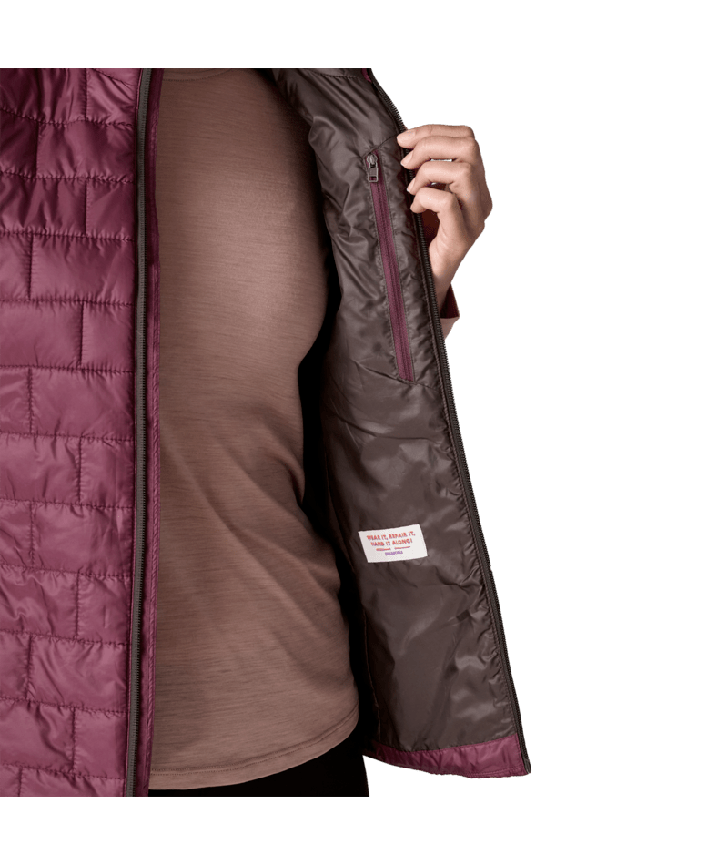 Women's Nano Puff Vest in Berry Fig | Photo 2 | Patagonia