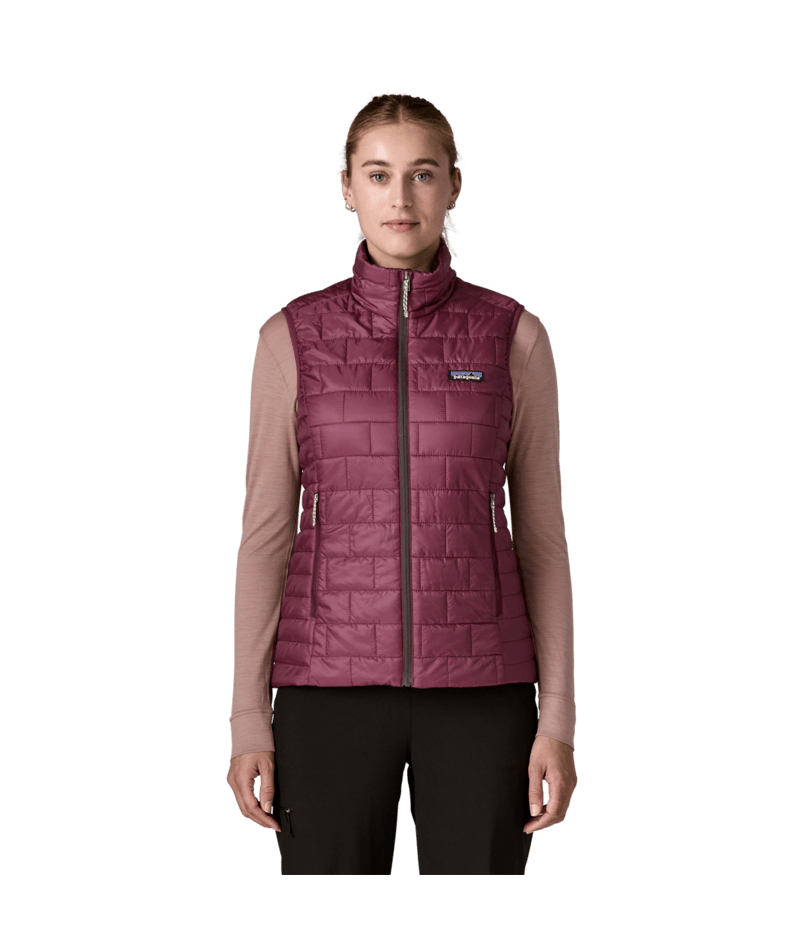 Women's Nano Puff Vest in Berry Fig | Photo 4 | Patagonia