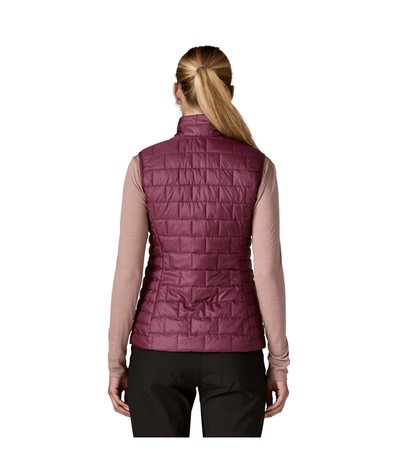 Women's Nano Puff Vest in Berry Fig | Photo 5 | Patagonia