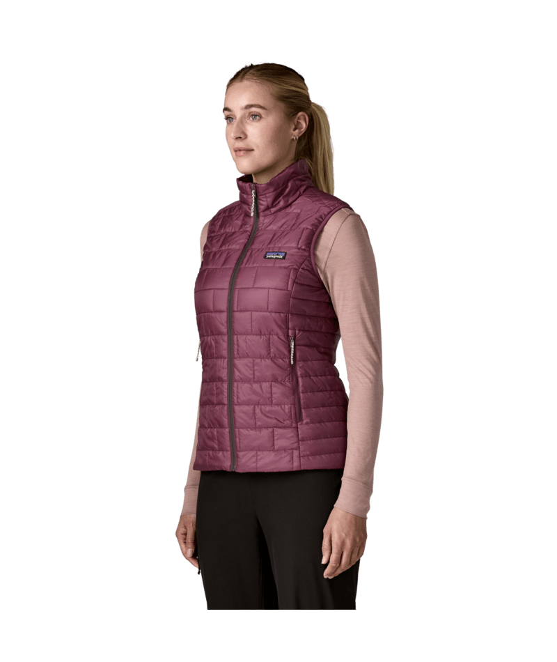 Women's Nano Puff Vest in Berry Fig | Photo 7 | Patagonia