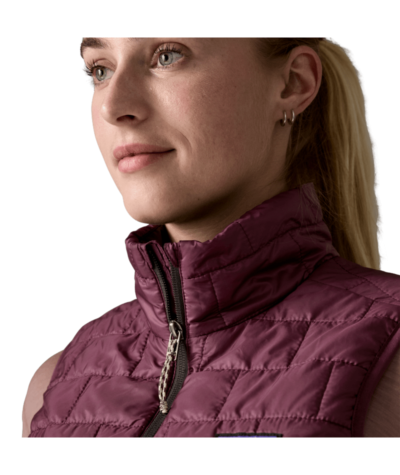 Women's Nano Puff Vest in Berry Fig | Photo 8 | Patagonia