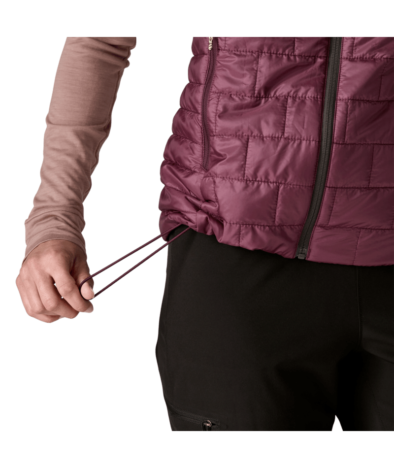 Women's Nano Puff Vest in Berry Fig | Photo 9 | Patagonia