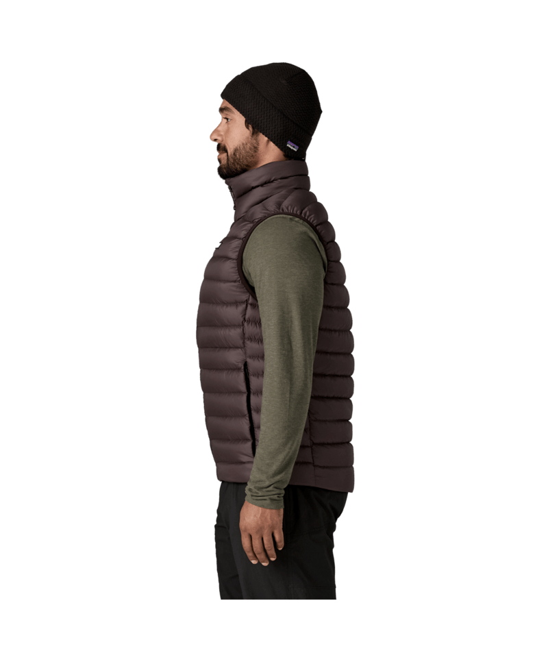 Men's Down Sweater Vest in Den Brown | Photo 4 | Patagonia