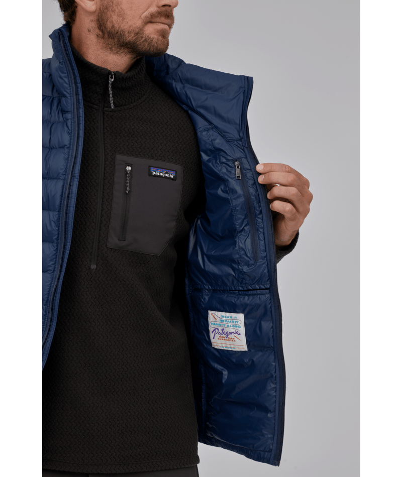 Men's Down Sweater Vest in New Navy | Photo 12 | Patagonia