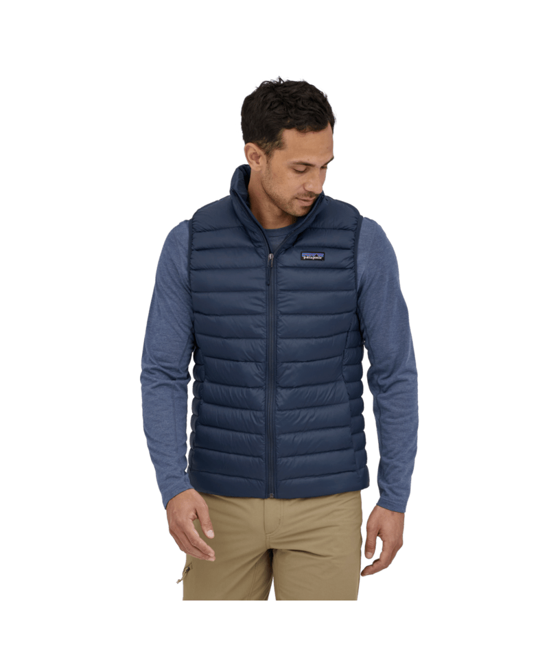 Men's Down Sweater Vest in New Navy | Photo 5 | Patagonia