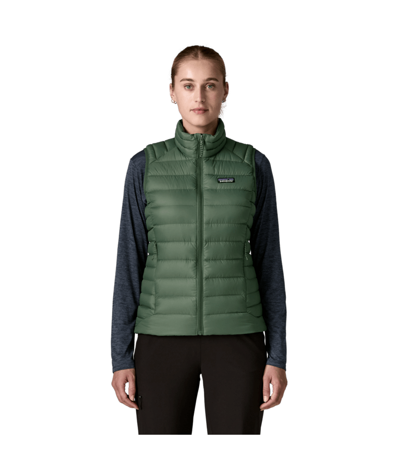 Women's Down Sweater Vest in Canopy Green | Photo 2 | Patagonia