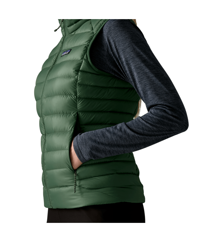 Women's Down Sweater Vest in Canopy Green | Photo 6 | Patagonia