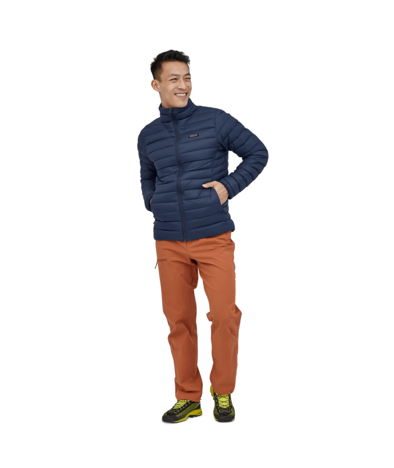 Men's Down Sweater in New Navy | Photo 12 | Patagonia