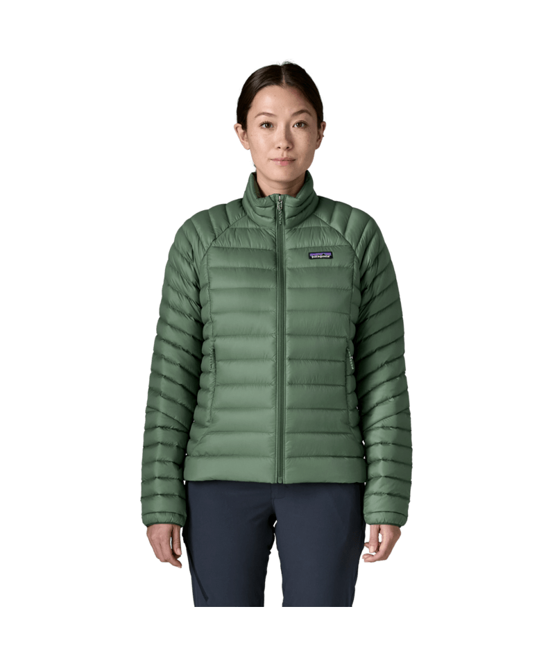 Women's Down Sweater in Canopy Green | Photo 2 | Patagonia