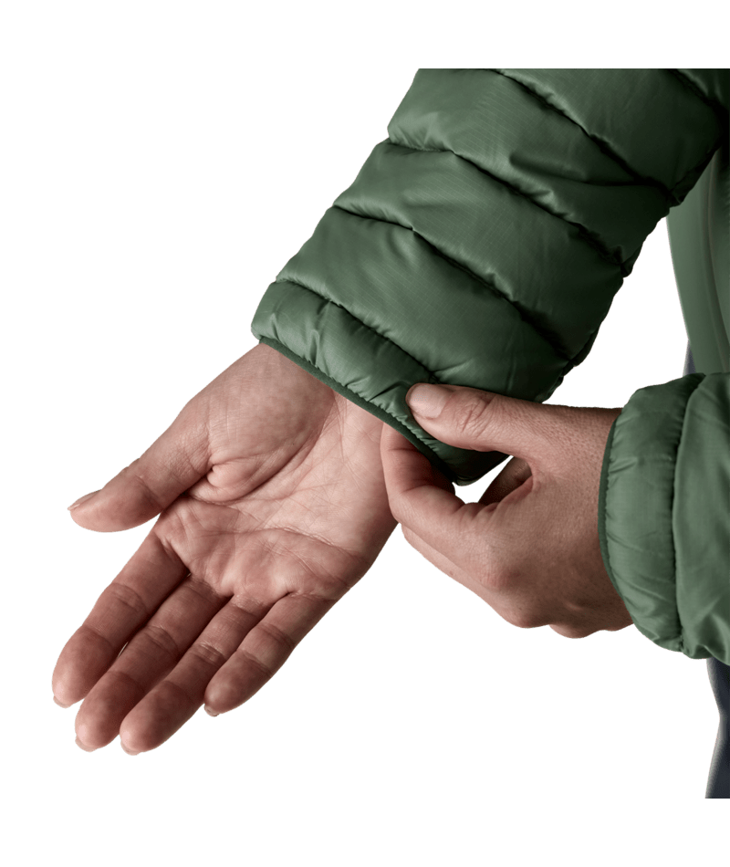 Women's Down Sweater in Canopy Green | Photo 7 | Patagonia