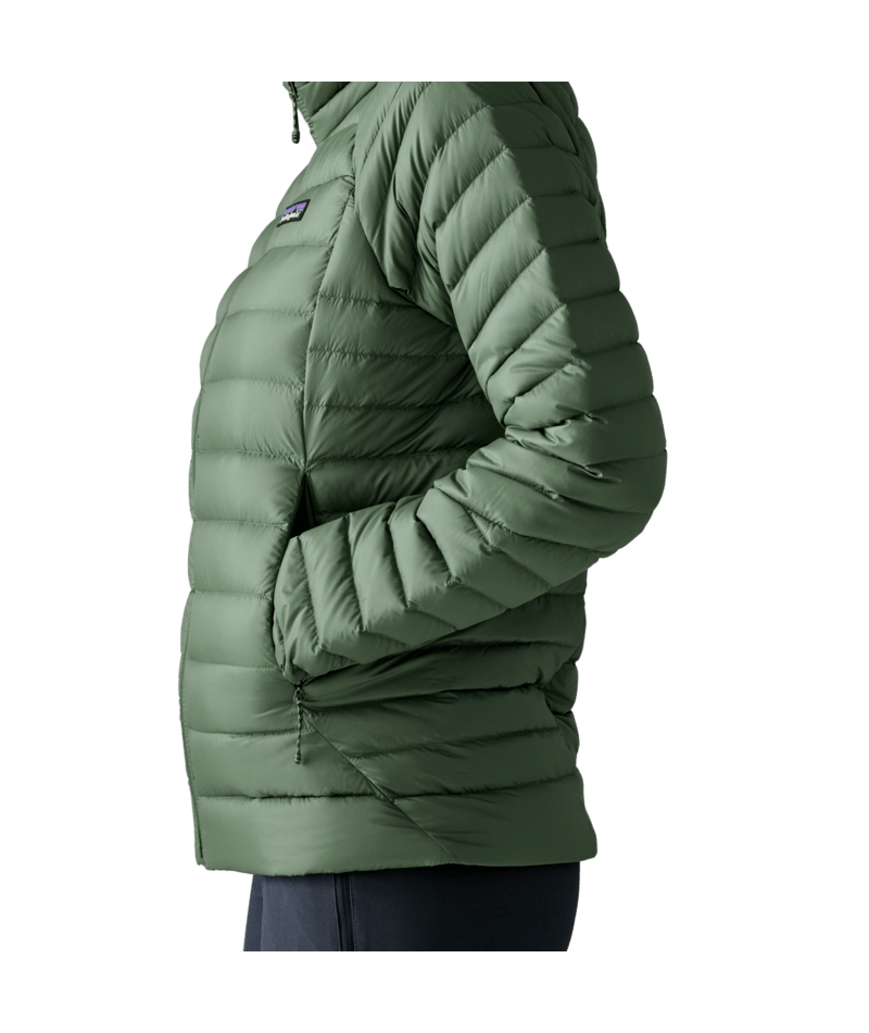 Women's Down Sweater in Canopy Green | Photo 8 | Patagonia
