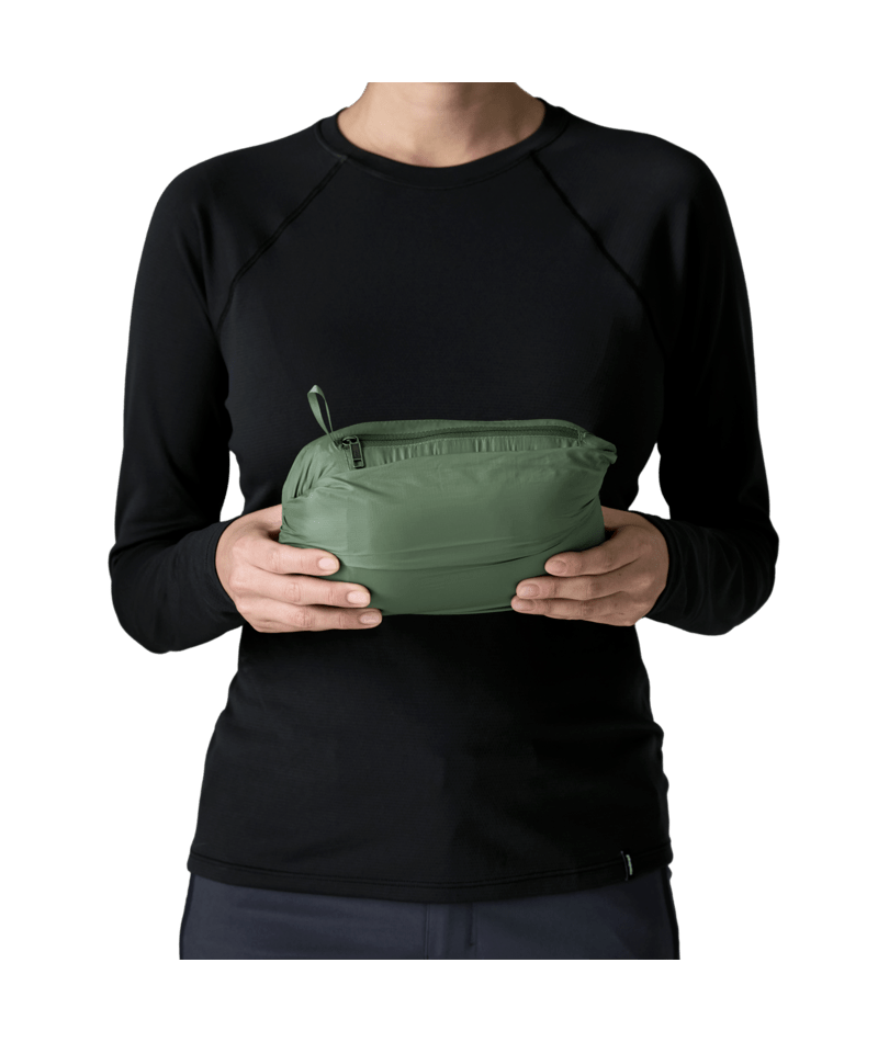 Women's Down Sweater in Canopy Green | Photo 9 | Patagonia