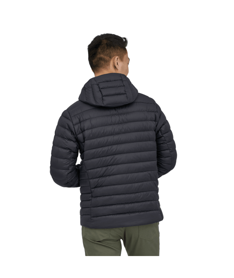 Men's Down Sweater Hoody in Black | Photo 11 | Patagonia