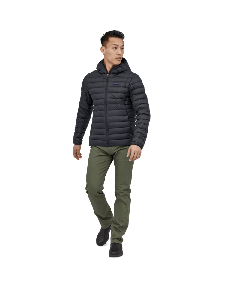 Men's Down Sweater Hoody in Black | Photo 12 | Patagonia