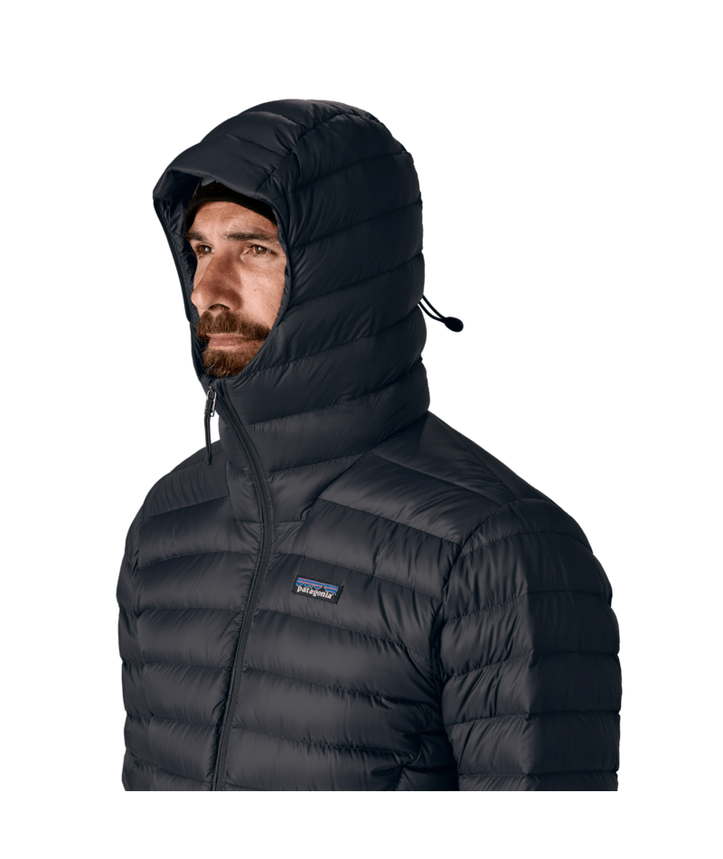 Men's Down Sweater Hoody in Black | Photo 14 | Patagonia