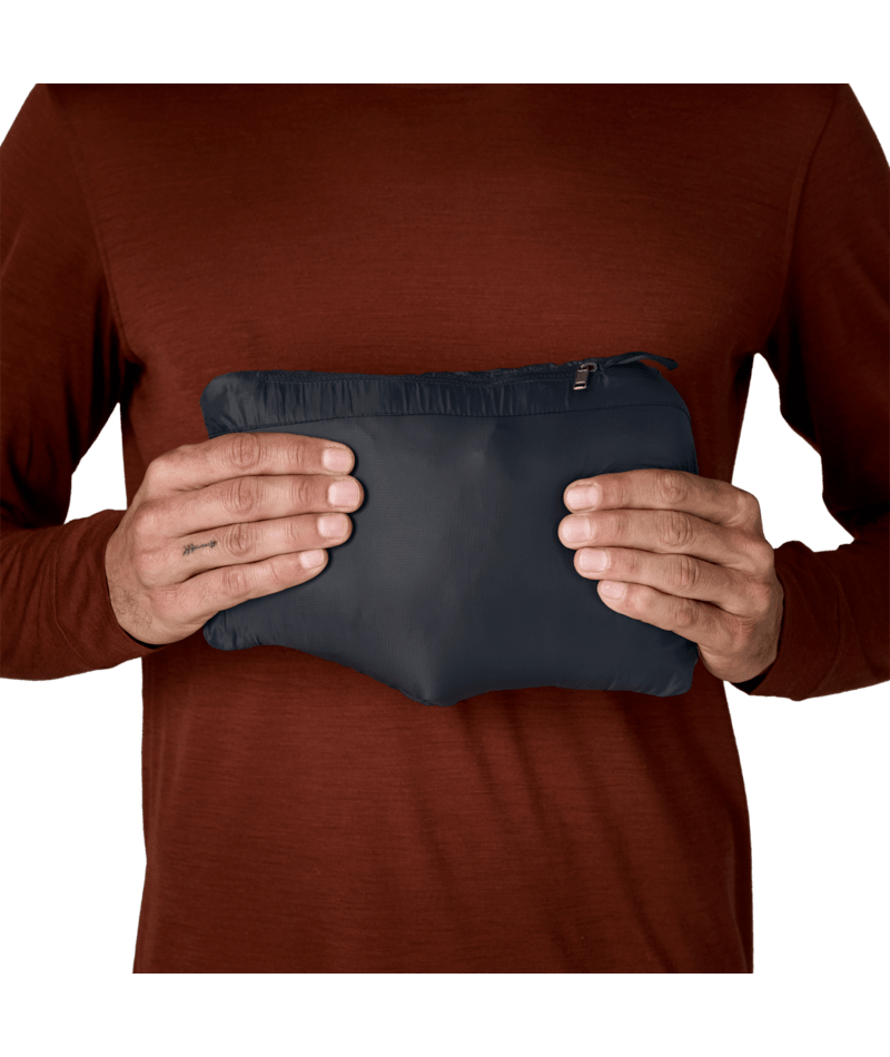 Men's Down Sweater Hoody in Black | Photo 16 | Patagonia