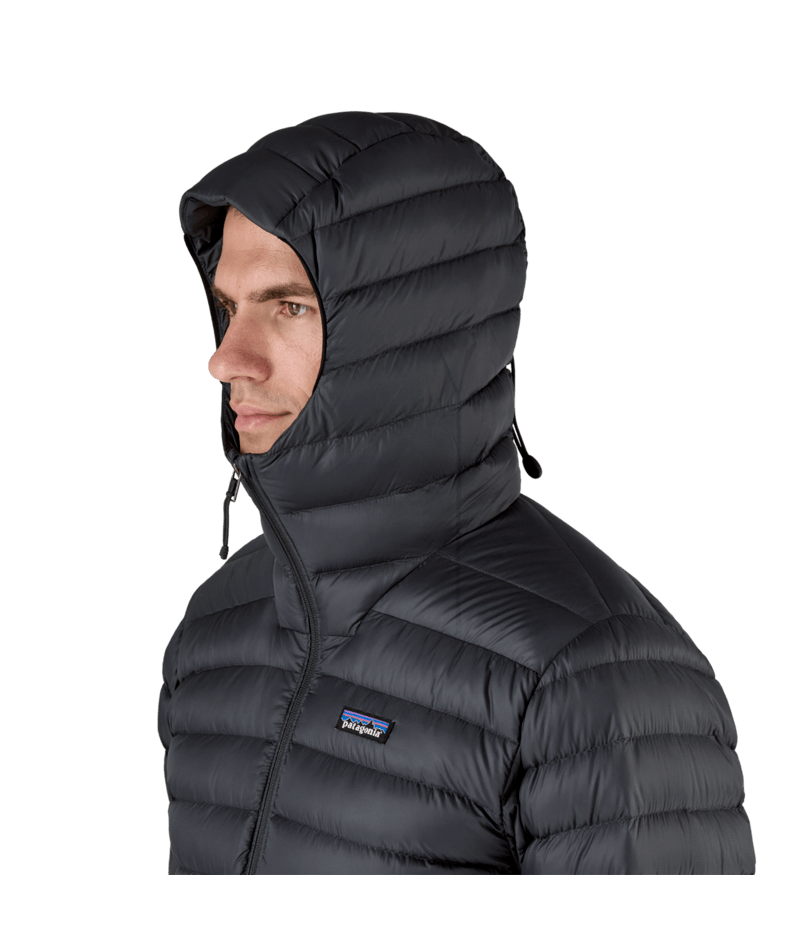 Men's Down Sweater Hoody in Black | Photo 17 | Patagonia