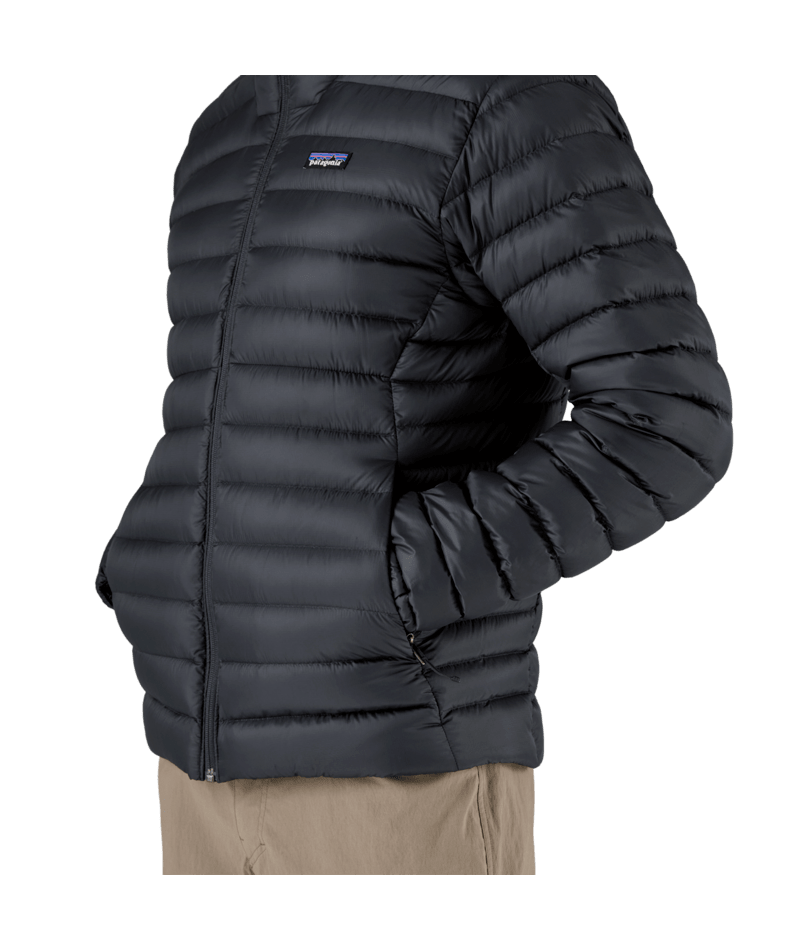 Men's Down Sweater Hoody in Black | Photo 18 | Patagonia