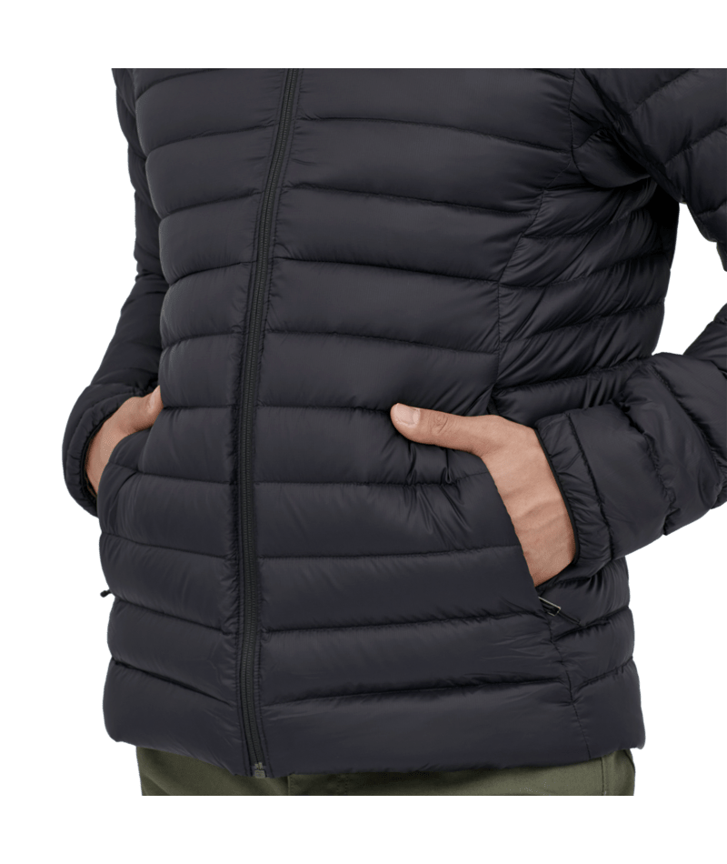 Men's Down Sweater Hoody in Black | Photo 21 | Patagonia