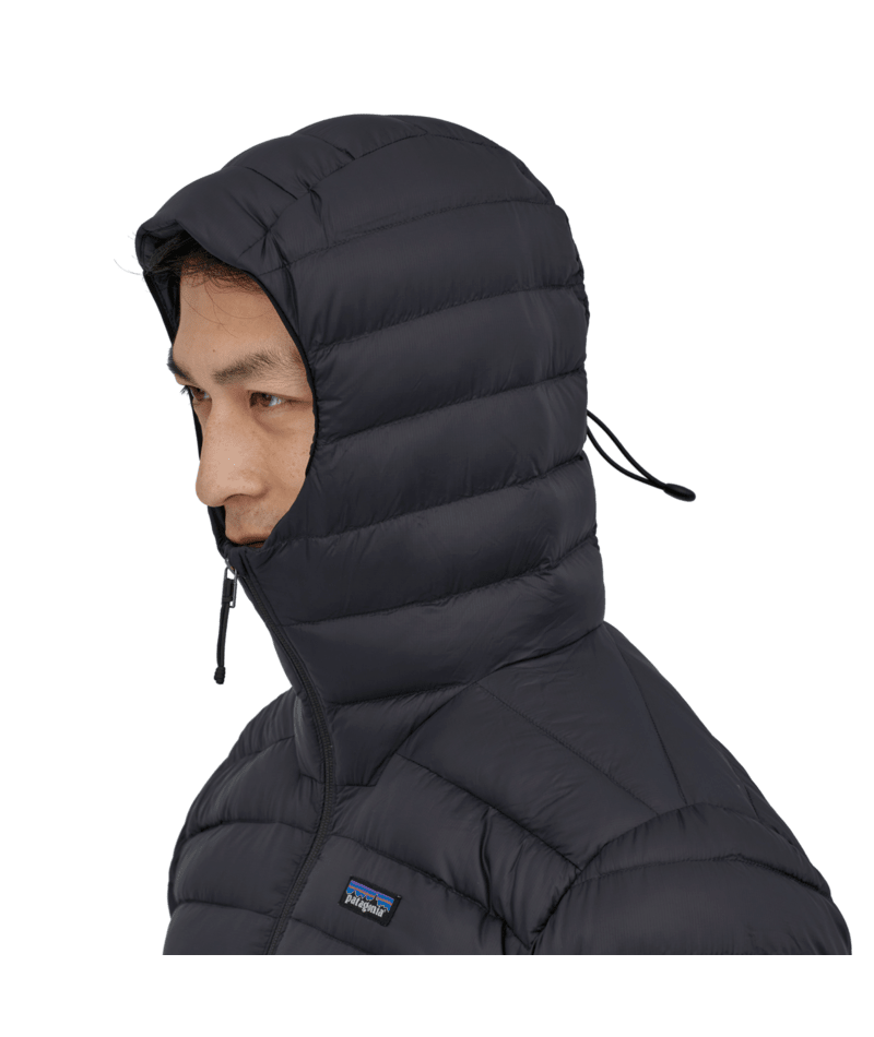 Men's Down Sweater Hoody in Black | Photo 23 | Patagonia