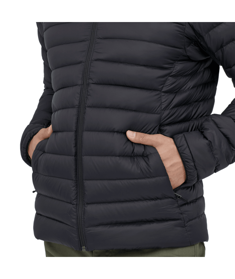 Men's Down Sweater Hoody in Black | Photo 24 | Patagonia