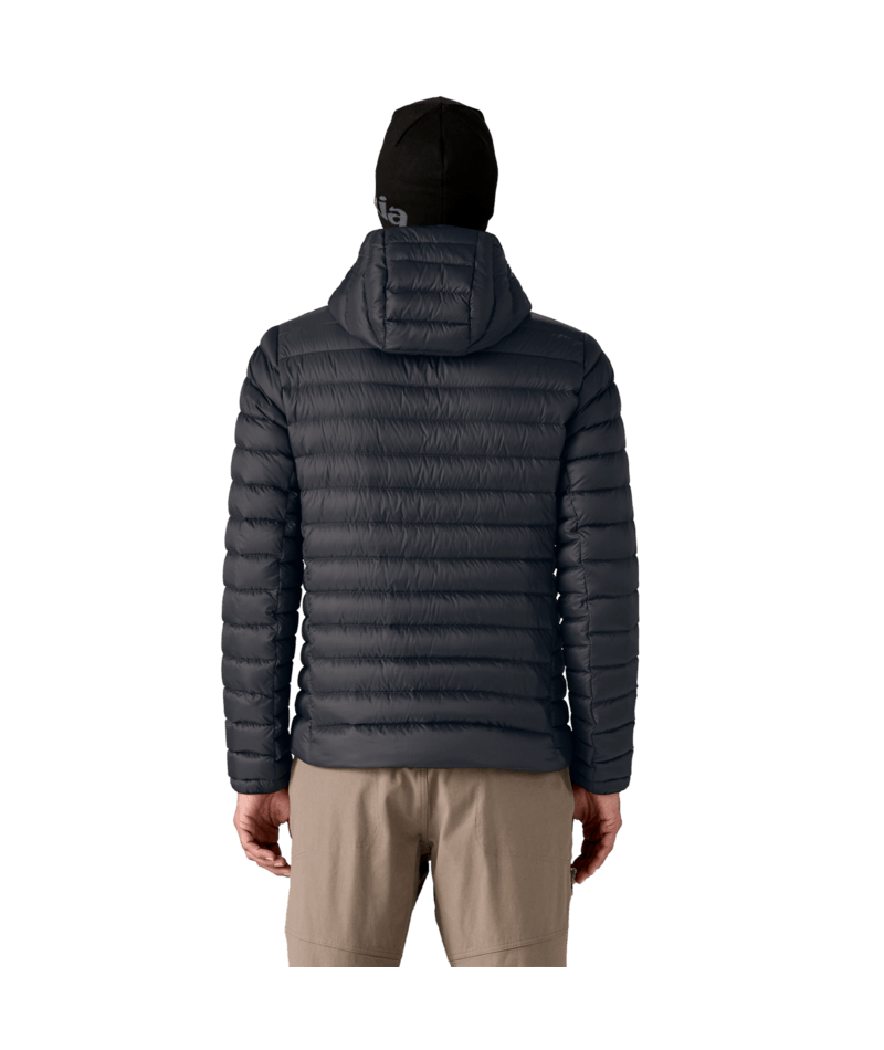 Men's Down Sweater Hoody in Black | Photo 3 | Patagonia