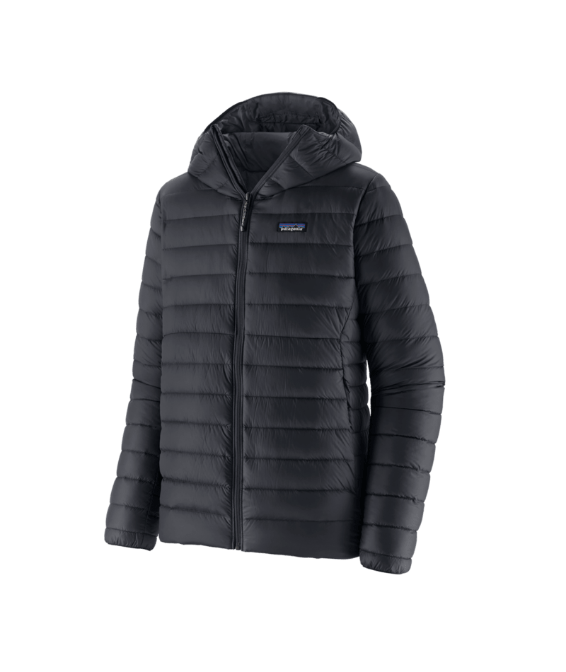 Men's Down Sweater Hoody in Black | Photo 1 | Patagonia