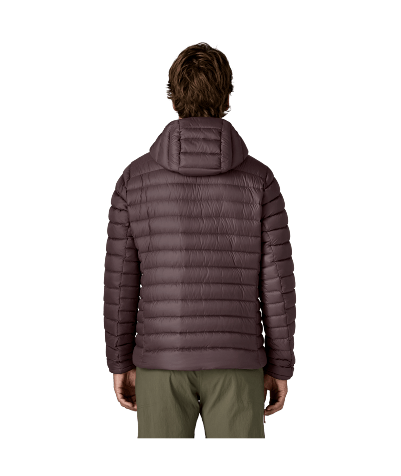 Men's Down Sweater Hoody in Den Brown | Photo 3 | Patagonia