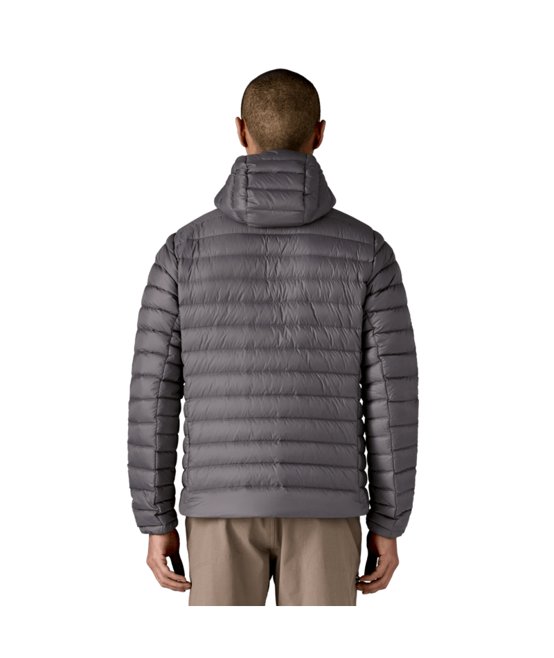 Men's Down Sweater Hoody in FORGE GREY W/FORGE GREY | Photo 3 | Patagonia