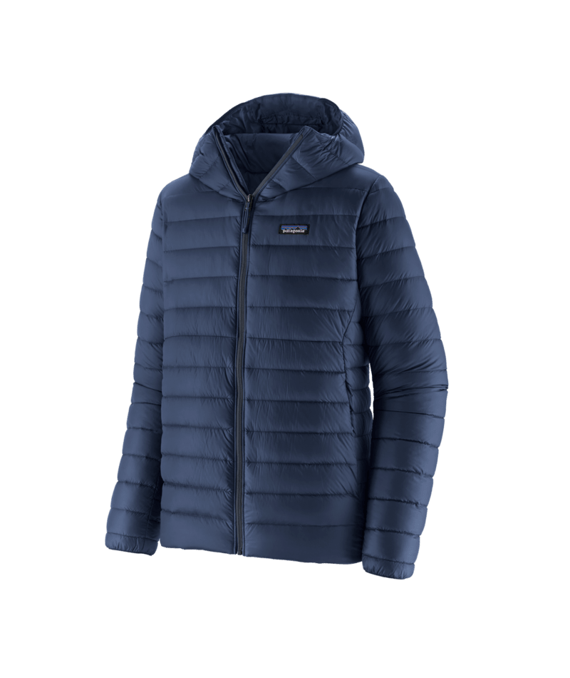 Men's Down Sweater Hoody in New Navy | Photo 1 | Patagonia