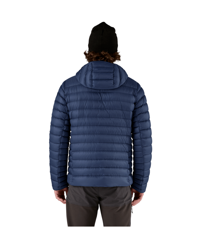 Men's Down Sweater Hoody in New Navy | Photo 12 | Patagonia