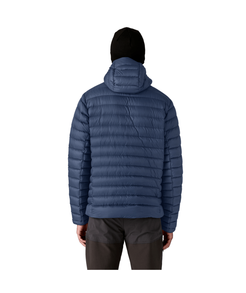Men's Down Sweater Hoody in New Navy | Photo 3 | Patagonia