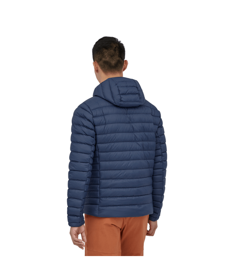 Men's Down Sweater Hoody in New Navy | Photo 6 | Patagonia