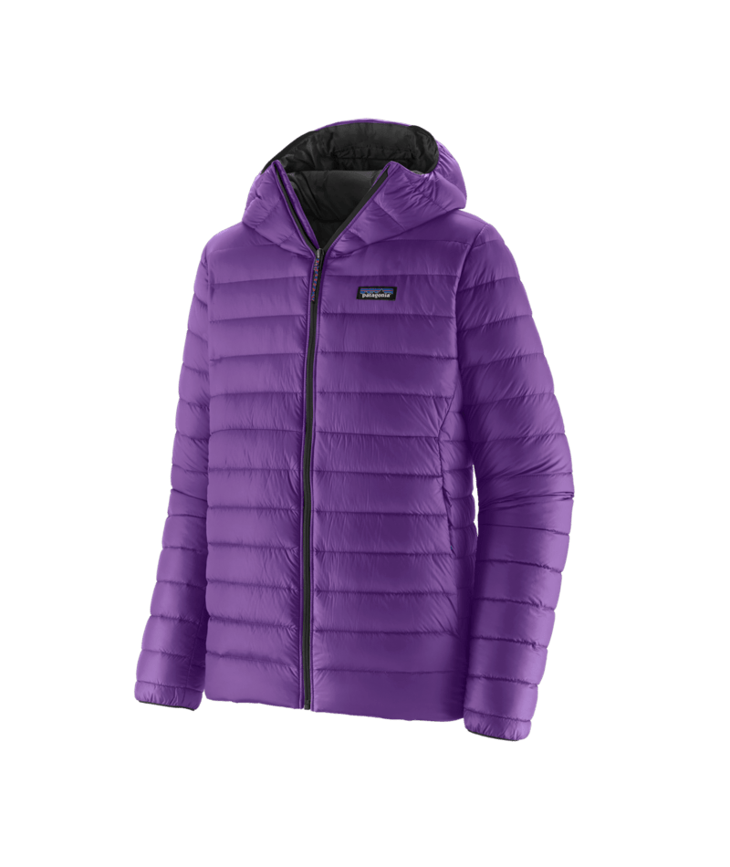 Men's Down Sweater Hoody in PURPLE | Photo 1 | Patagonia